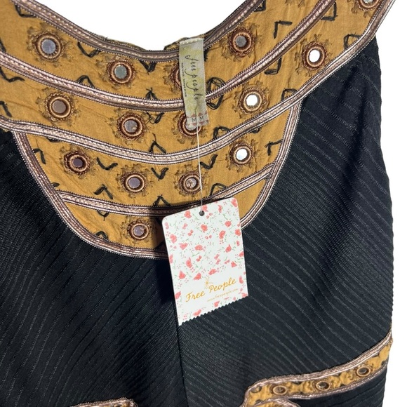 Free People “Nefertiti” Mirror Bodycon Dress • Black • NWT • Size M - Picture 9 of 12